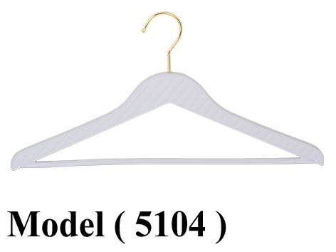 شماعات D (مو 5104) شماعة بدلة بالبار ابيض مضلع