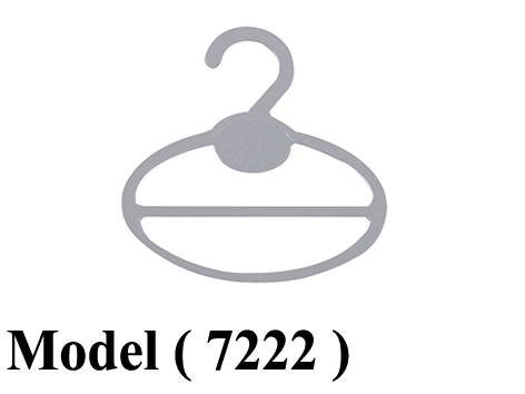 شماعات (NO) F (مو 7222) % شماعة ايشارب شفاف 14 سم