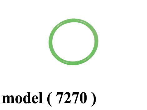 شماعات D (مو 7270) شماعة ايشارب حلقة اخضر كريستال 10 سم