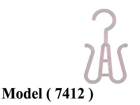 شماعات D (مو 7412) شماعة حذاء كبيرة كريستال شفاف