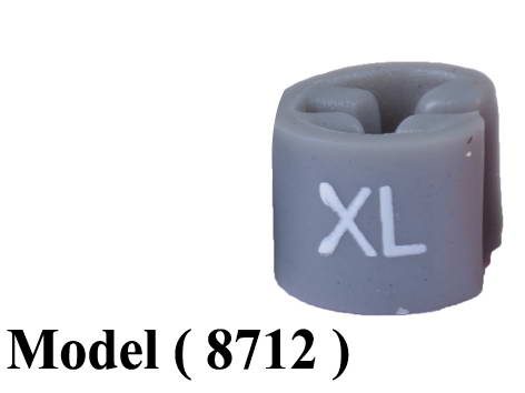سيزر D (مو 8712) كيس (12 قطعة) سيزر XL رمادى