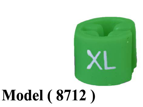 سيزر D (مو 8712) كيس (12 قطعة) سيزر XL اخضر