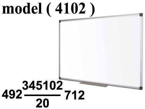 ادوات مكتبية (NO) E مو (4102) سبوره سيمبا مغناطيس اوربى ابيض (W=120CM,H=90CM)