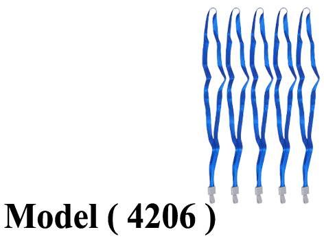 ادوات مكتبية ياسين (NO) F (مو 4206 ) #كيس (5 شريط) نيم تاج بكليبس بلاستيك ازرق