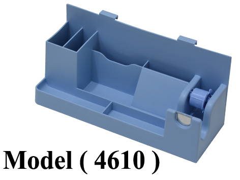 ادوات مكتبيه (NO) E (مو 4610) علبه اقلام و ورق و سلوتيب لبنى (W=15.5,D=9.5,H=12CM)