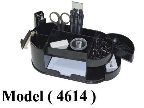 ادوات مكتبيه (NO) E (مو 4614) علبه اقلام كامله اسود ( 15 قطعه ) (W=20,D=10,H=8CM)