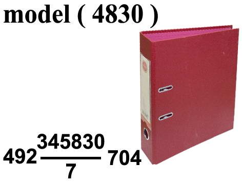 ادوات مكتبية ساسكو (NO) E (مو 4830) اكلاسيه 8 سم بماكينة معدنية احمر (W=8CM,D=28CM,H=34.5CM)