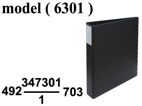 ادوات مكتبية فارس (NO) E (مو 6301) لوزليف A4 بدون جراب اسود 3.5 سم