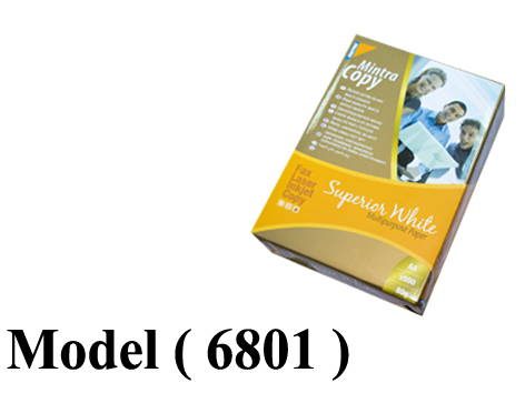 أدوات مكتبية منترا (NO) E ( مو 6801 ) رزمة ( 500 ورقة )  أبيض A4 ـ ( 80 جرام )
