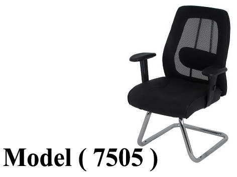 كراسى مكتبية C (مو 7505) كرسى انتظار شبك اسود GL 105