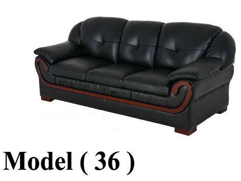 انتريهات مكتبية C (مو 36) كنبة 3 فرد BOSS جلد مستورد هافان (كود WS-400-M11)