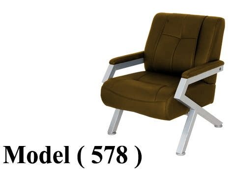انتريهات مكتبية C (مو 578) فوتية جلد مودرن بنى (كود SS-200-M-32)
