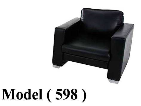 انتريهات مكتبية C ( مو 598 ) فوتية جلد اسود ( GL - 502 )