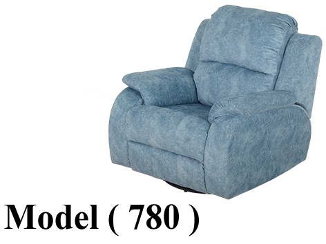 ** انتريهات منزلية D (مو 780 ) # كرسى ريكلاينر هزاز + دوار تركواز