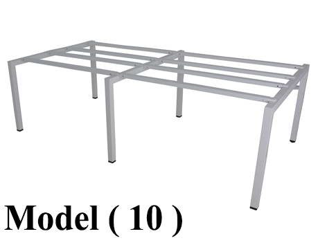 ورك ستيشن B (مو 10) شاسية ورك ستيشن 6 فرد (اوف وايت 9010) (W=360,D=120,H=75CM)