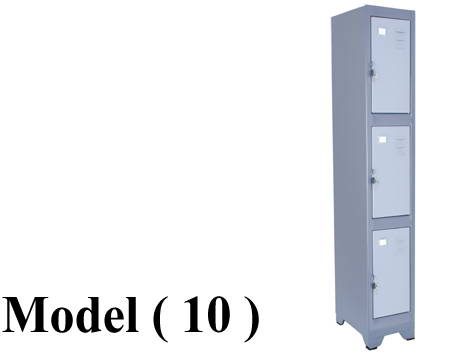 لوكرز ريموندس C(مو 10) لوكر 1 عمود*3 فرد تجارى جسم رمادي ضلف فضى (W=30,D=45,H=185CM)