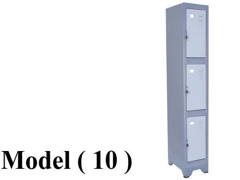 لوكرز ريموندس C(مو 10) لوكر 1 عمود*3 فرد تجارى جسم رمادي ضلف الوان (W=30,D=45,H=185CM)