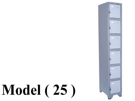لوكرز ريموندس C (مو 25) لوكر 1 عمود*6 فرد تجارى جسم رمادى ضلف الوان (W=30,D=45,H=185CM)