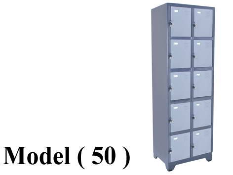 لوكرز ريموندس C (مو 50) لوكر 2 عمود*10 فرد تجارى جسم رمادى ضلف الوان (W=60,D=45,H=185CM)