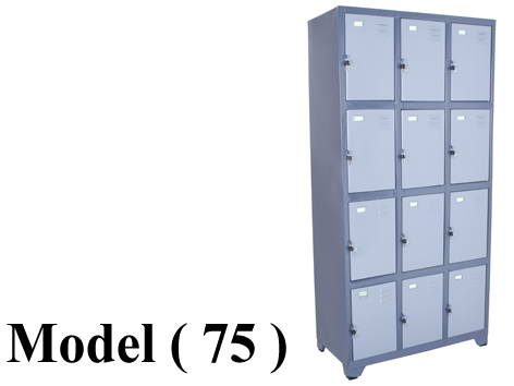 لوكرز ريموندس C (مو 75) لوكر 3 عمود*12 فرد تجارى جسم رمادى ضلف الوان (W=90,D=45,H=185CM)