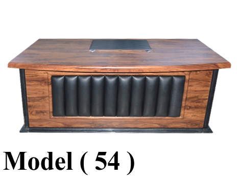 مكاتب خشبية C (مو 54) # مكتب سمارت 3PVC قطعة (مكتب + سايد + وحدة ادراج) جوز (W=220,D=95,H=75CM)