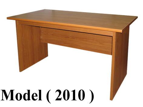مكاتب خشبية c (مو 2010) مكتب سادة قرصة دوبل جسم مفرد اسود (W=100,D=75,H=75CM)