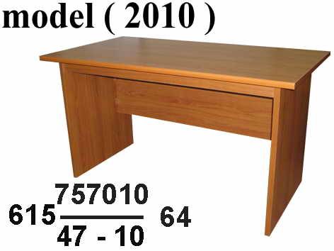 مكاتب خشبية C (مو 2010) مكتب سادة قرصة دوبل جسم مفرد شيرى (W=100,D=75,H=75CM)