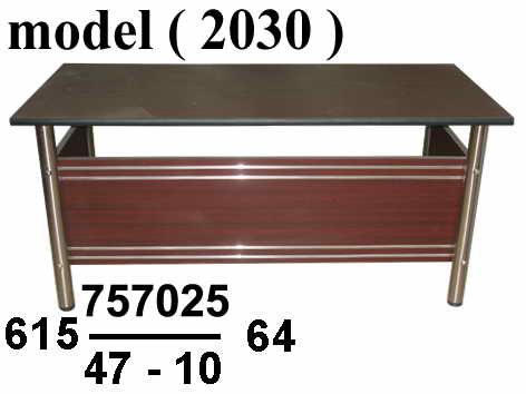 مكاتب خشبية C (مو 2030) مكتب 4 ماسورة (شيرى 400) (W=100,D=75,H=75CM)