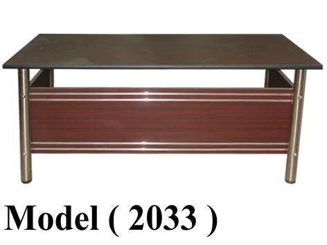 مكاتب خشبية C (مو 2033) مكتب 4 ماسورة (بلسندر 205) (W=140,D=75,H=75CM)