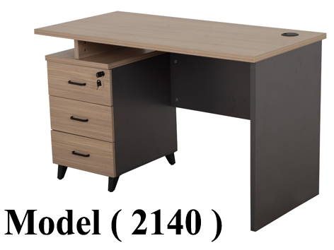 مكاتب خشبية C (مو 2140) مكتب شامل وحدة ادراج ارو (W=120,D=60,H=75CM)