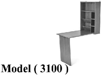 مكاتب خشبية C (مو 3100 ) مكتب منطبق حائطى (فضى مشروز 103) (W=60,D=18,H=80CM)