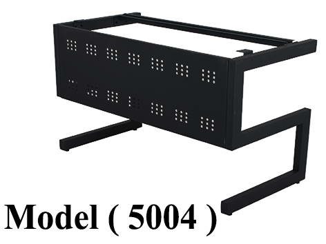 شاسيهات مكتبية NO D (مو 5004) # شاسية مكتب S معدل اسود (W=160,D=80,H=75CM)