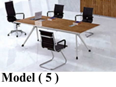 ترابيزات اجتماعات خشبية C (مو 5) ترابيزة اجتماعات سبايدر بنى (W=240,D=120,H=75CM)