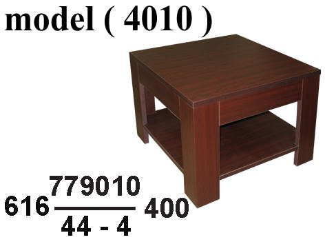 ترابيزات ضيافة خشبية (NO) D (مو 4010) # ترابيزة ضيافة خشب PVC بلسندر(W=40,D=40,H=48CM)