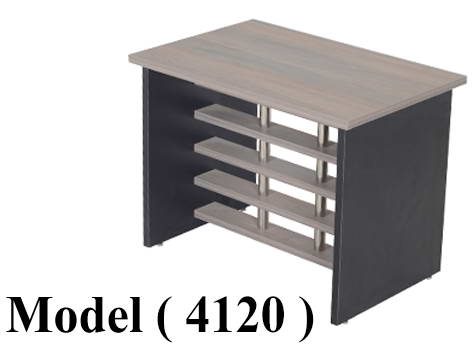 ** ترابيزات ضيافه خشبيه (NO) D (مو 4120) # ترابيزة ضيافة خشب شرائح ارو * اسود  (كود 3025) (W=60,D=40,H=45CM)