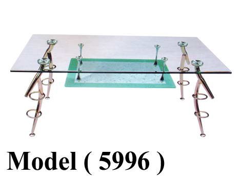 ترابيزات زجاجية (NO) F (مو 5996) % ترابيزة زجاج منخفضة شفاف (W=110,D=60,H=45CM)