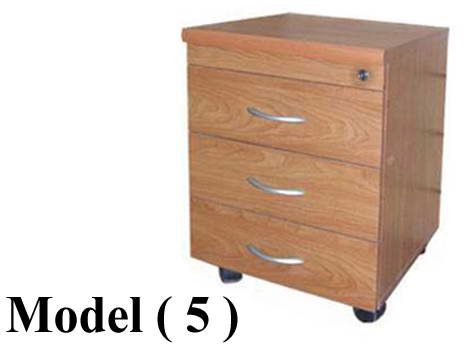 وحدات ادراج خشبية C (مو 5) وحده ادراج 3 درج كالون مركزى اسود (900) (W=40,D=43,H=59CM)