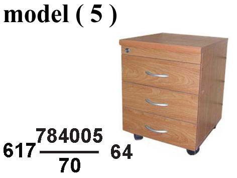 وحدات ادراج خشبية C (مو 5) وحده ادراج 3 درج كالون مركزى انتيك (W=40,D=43,H=59CM)