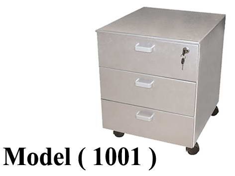وحدات ادراج معدنية C (مو 1001) وحدة ادراج 3 درج اسود (W=44,D=50,H=60CM)