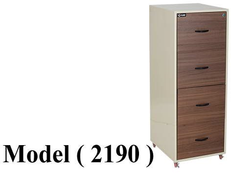 ** شانونات خشب * معدن D (مو 2190) # شانون 4 درج جسم معدنى بيج وجة خشب بنى (W=48,D=57,H=130CM)