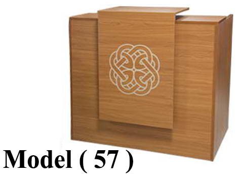 كاونترات استقبال C (مو 57) كاونتر برايم (اسود 900) (W=150,C=75,H=110BM)