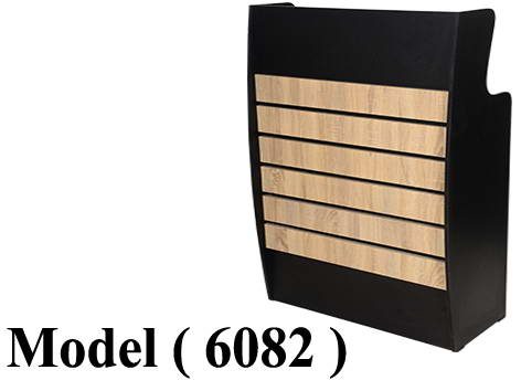 XX كاونترات استقبال (NO) F (مو 6082) £ <>كاونتر شرائح 2 درج اسود (W=80,D=40,H=120CM)