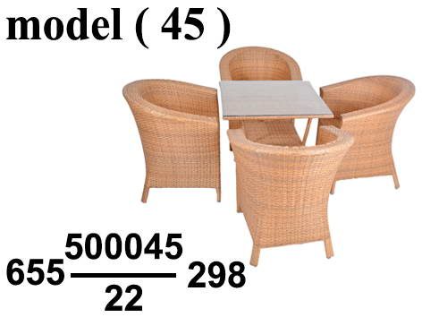655 Rattan Plastic System 45