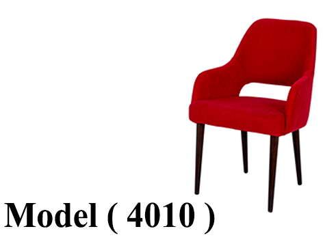 كراسى خشبية C (مو 4010) # كرسى فندقى تيوب بيد و ظهر مفتوح تنجيد قماش احمر ( M-102 )