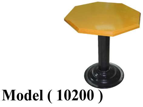 ترابيزات معدنية C (مو 10200) ترابيزة شاسية دائرى قرصة معدنية ثمانية الاضلاع برتقالى (W=70,D=70.H=75CM)