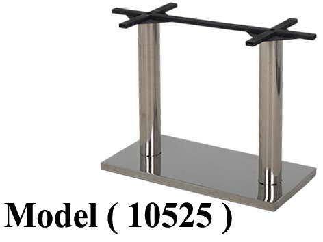 شاسيهات ترابيزات DـNO (مو 10525 ) # شاسية ترابيزة دوبل ستانلس (W=90,C=43,H=75BM)
