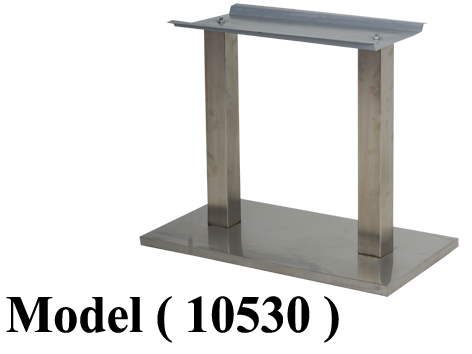 شاسيهات ترابيزات B ( مو 10530 ) شاسية ترابيزة دوبل ستانلس (W=90,D=50,H=75CM)