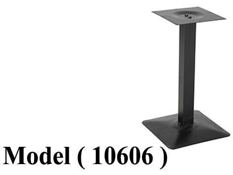 شاسيهات ترابيزات C (مو 10606) $ شاسيه ترابيزة معدنى بالرجلاش اسود (W=40,D=40,H=75CM)