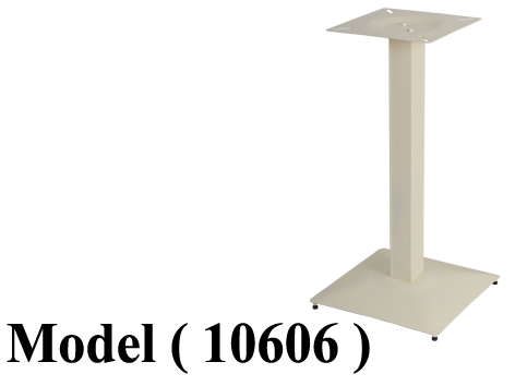 شاسيهات ترابيزات C (مو 10606) $ شاسيه ترابيزة معدنى بالرجلاش بيج (W=40,D=40,H=75CM)