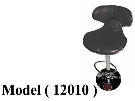 كراسى بار ستول F ـ NO ( مو 12010) NO # <>كرسى بار ستول ظهر بيضاوى جلد اسود
